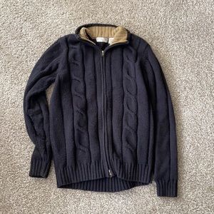 Bernette knit sweater double zipper